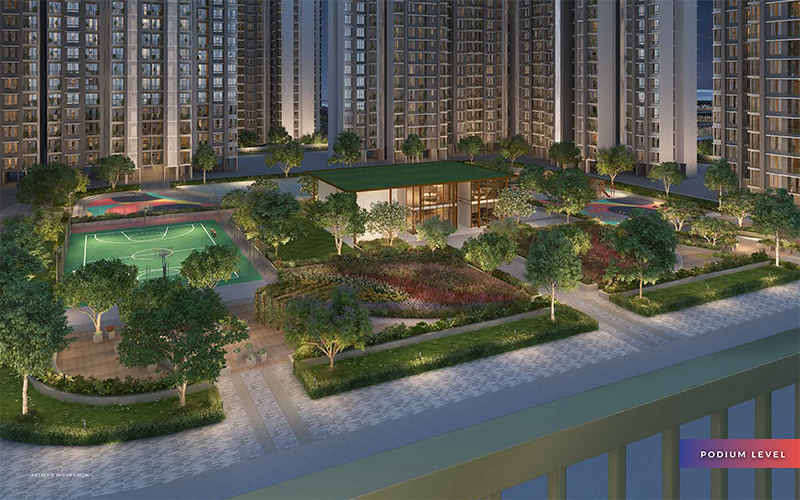 An artistic impression of life at Runwal Gardens City Dombivli